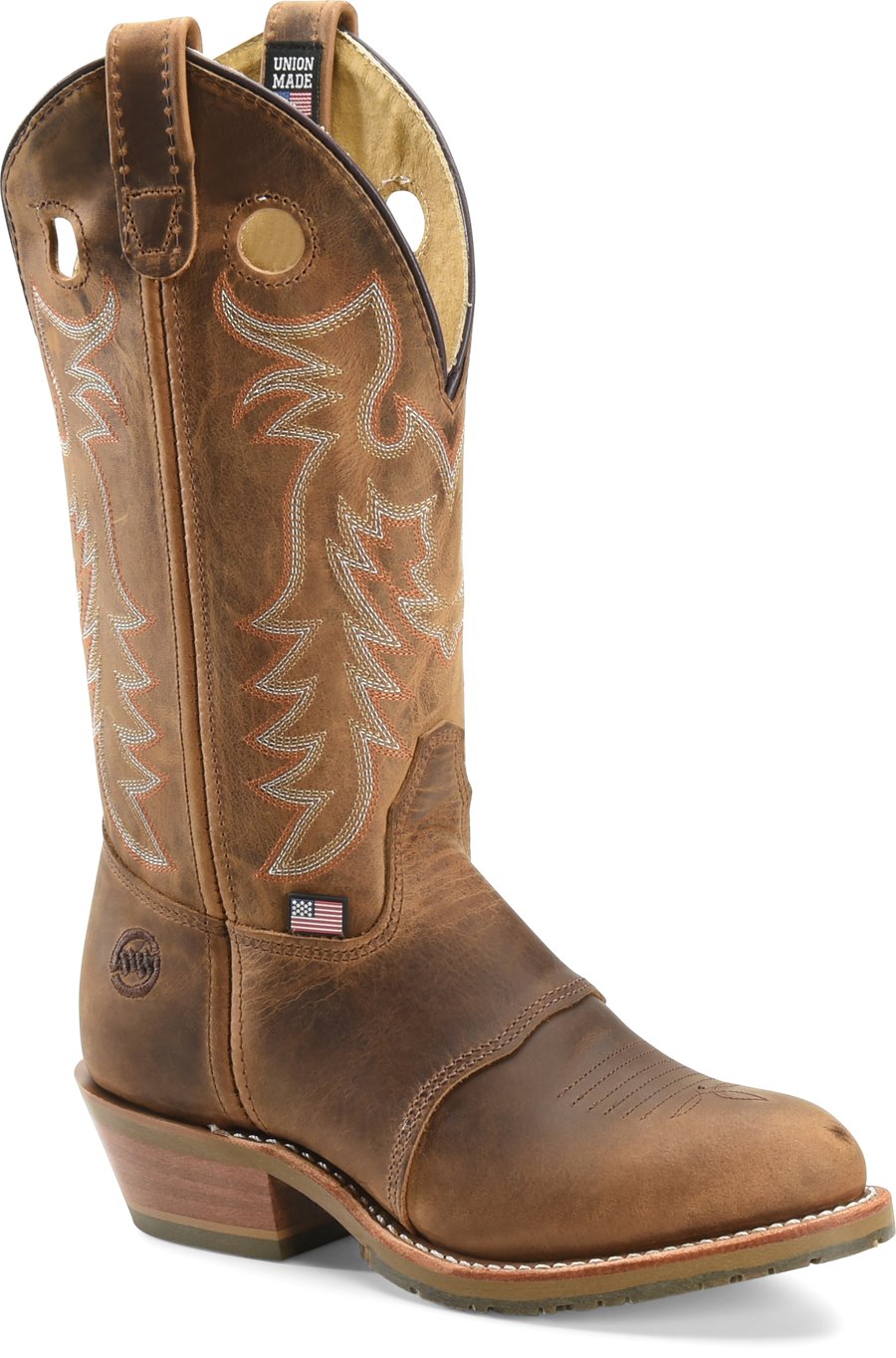 Double H Boot Shoes - Double H Boot 12 Inch UltraGel Buckaroo Women's Shoes in Medium/Brown color. - #doublehbootshoes #shoes